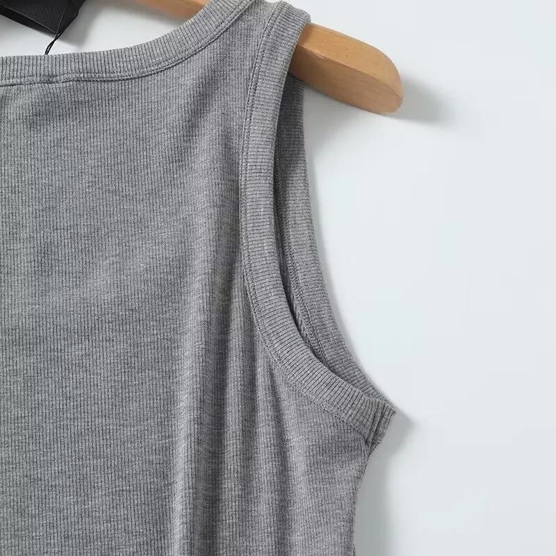 Maxdutti однотонные приталенные летние футболки для женщин в скандинавском стиле