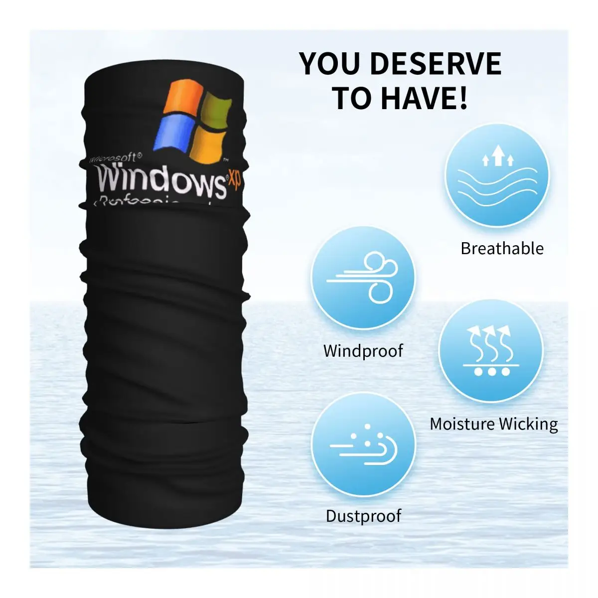 Windows XP бандана на шею шарф с принтом многофункциональная маска для лица верховой