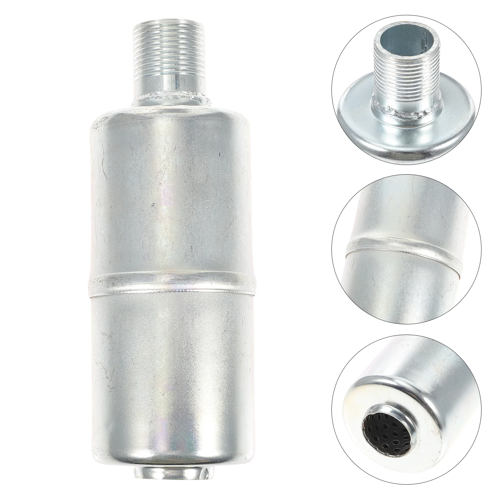 

Muffler Lawn Mower Engine Equipment Generator Garden Replacement Part Accessory Metal 2 Inch Threaded Parts