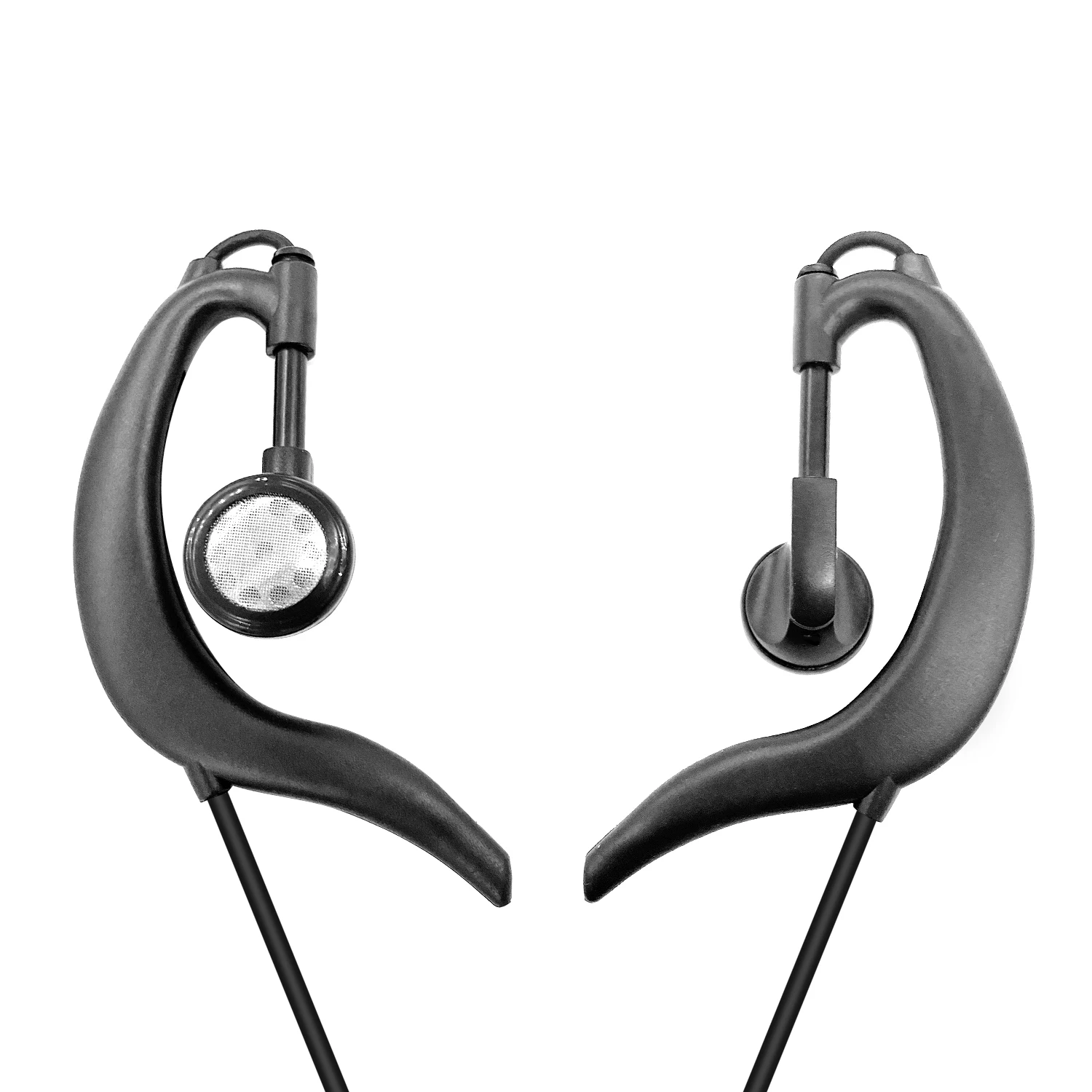 2 Pack PTT Type G headphones walkie talkie headset Earpiece microphone for baofeng  UV-3R, UV-5R, UV-5RA, UV-5X3, UV-5RX3, UV-5R