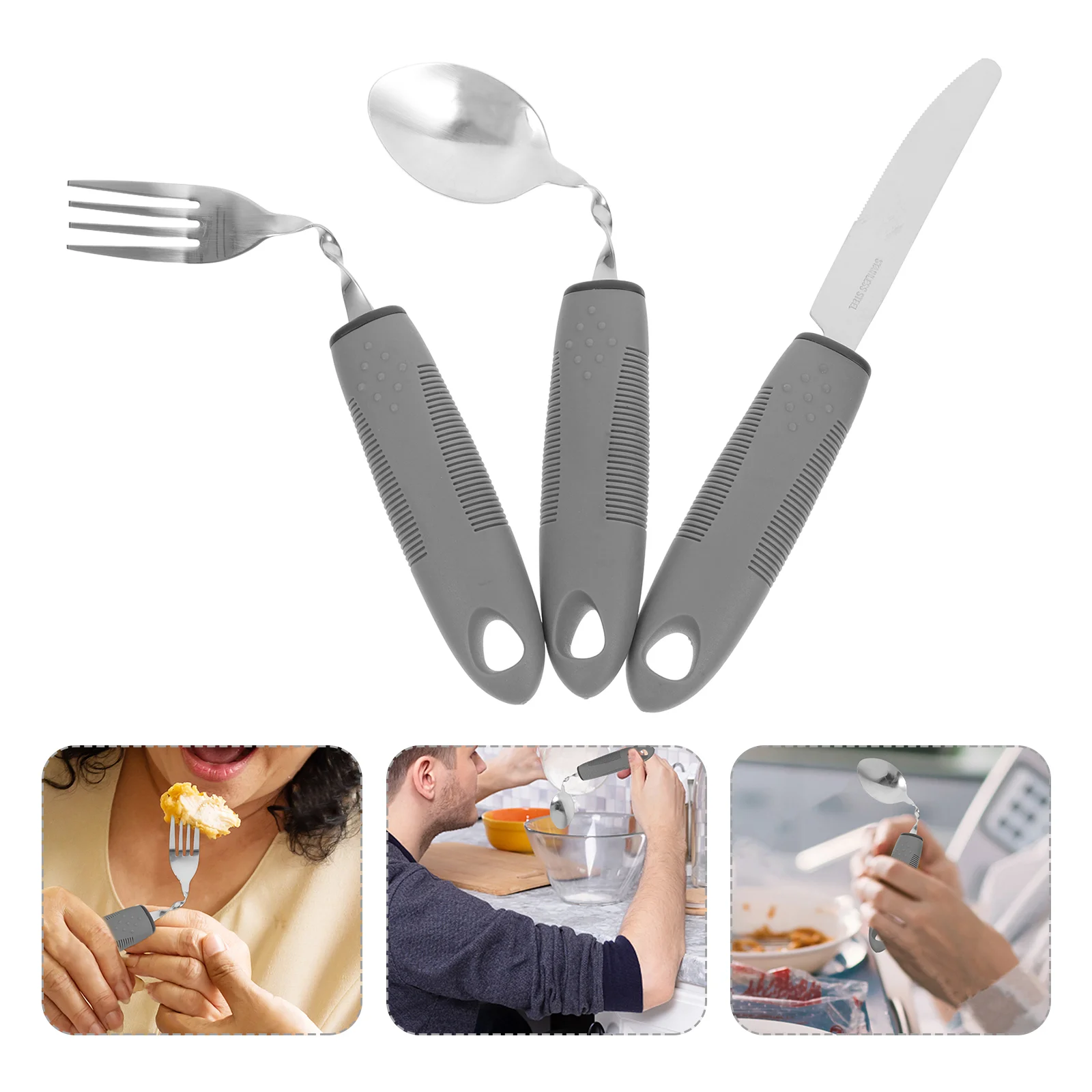 Вилки и ложки посуда для пожилых людей ножи адаптивная пациенты поедание