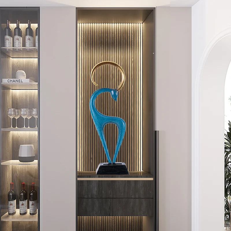 Имитация оленя для домашнего входа роскошное высококлассное украшение мягкая