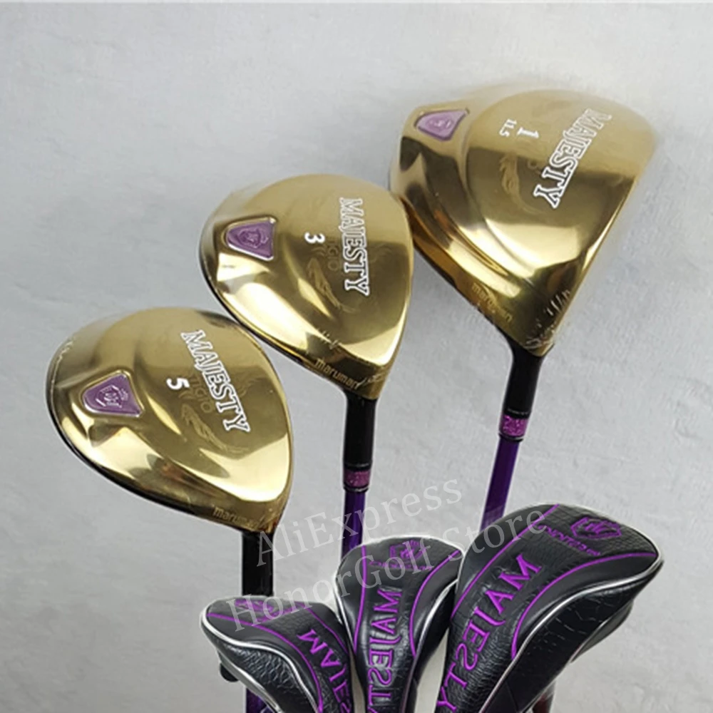 

Womens Golf driver set Majesty Prestigio 9 Golf drivers 11.5 loft Driver clubs Graphite Golf shaft L flex With Head cover
