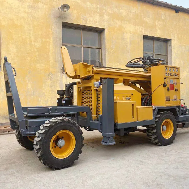 Простая эксплуатация гидравлическая буровая установка для скважин