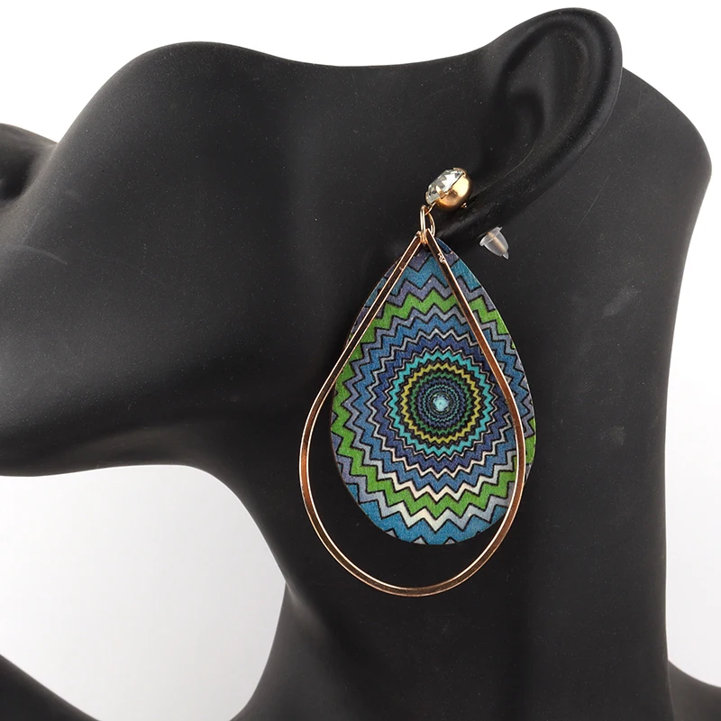 Free shipping! Newest few stock!! Teardrop African Drop Earrings can mixed colors
