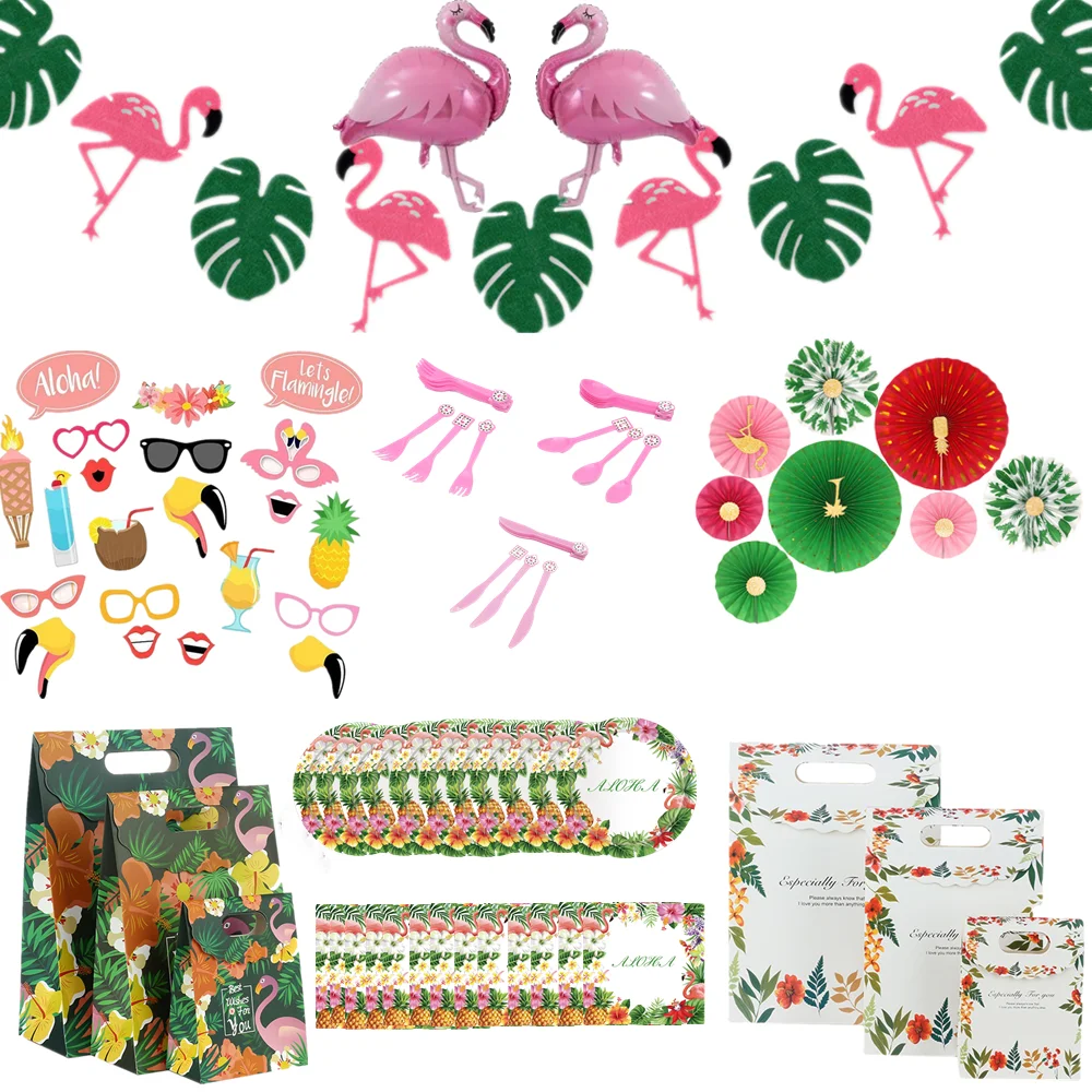 

Flamingo Party Luau Hawaii Party Decorations Pineapple Summer Tropical Party Supplies Hawaiian Birthday Party Decor Wedding