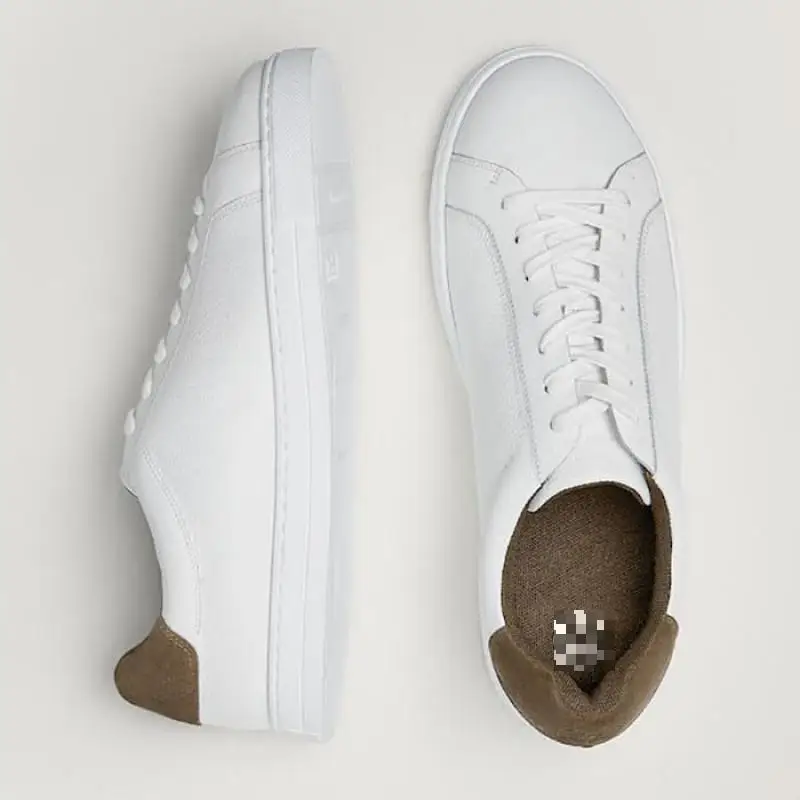 

Women's Shoes White Shoes Genuine Leather Cowhide Men's Casual Sports Shoes Lace-up Flat Board Shoe Vulcanized Shoes Sneakers