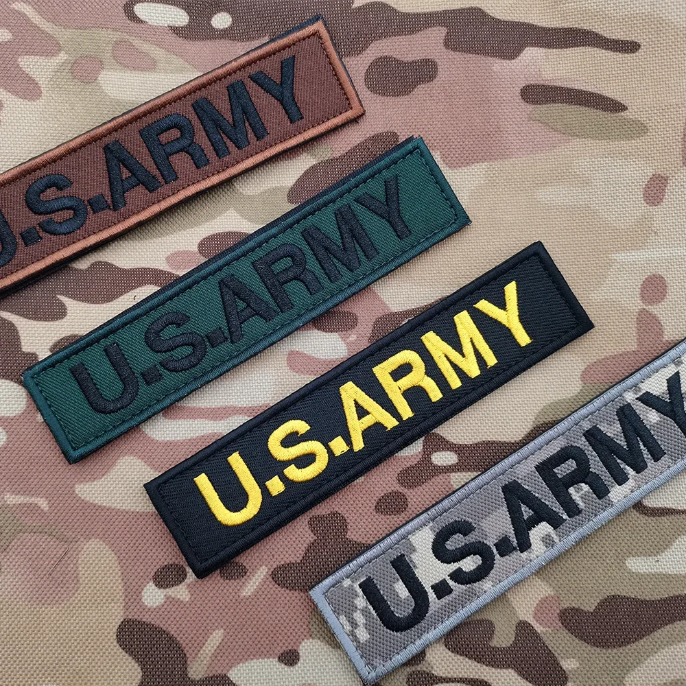 Тактическая АРМИЯ ВМФ США Зеленый Черный Письмо Вышивка Качество Грудь Плечо