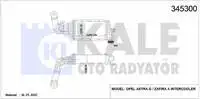 

345300 interior INTERCOOLER ASTRA G ZAFIRA A × 64