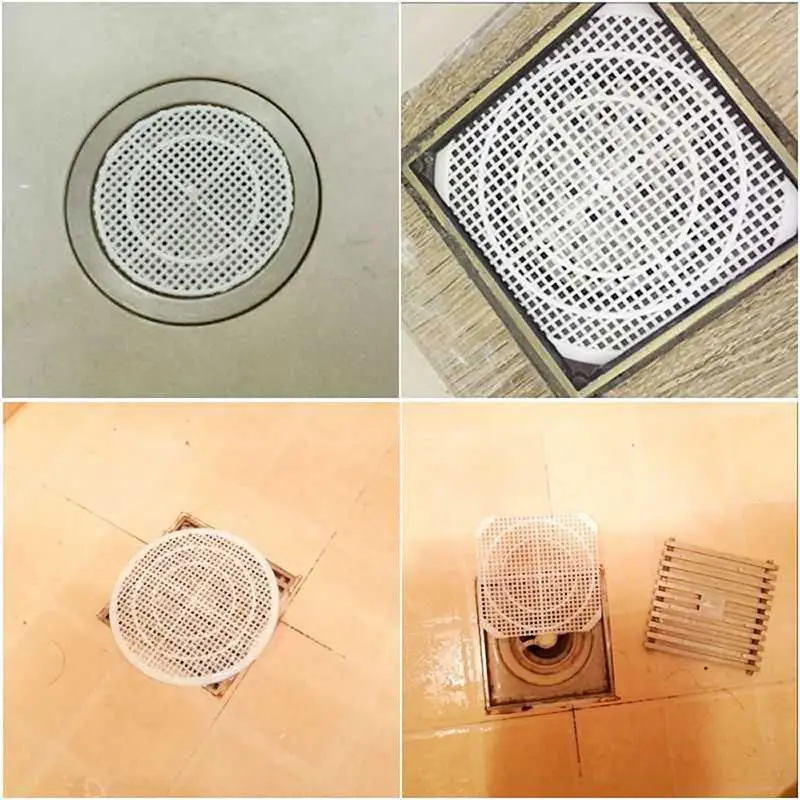 

Kitchen sink filter drain bathtub hair collector Creative bathroom floor net plug silica gel filter