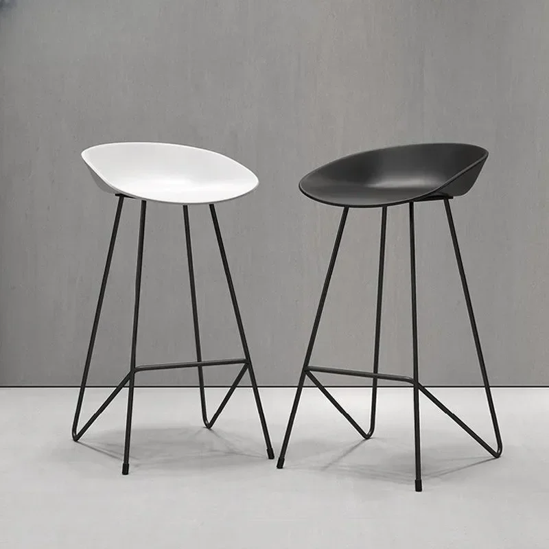 Минималистичные высокие стулья обеденные вращающиеся скандинавские бархатные