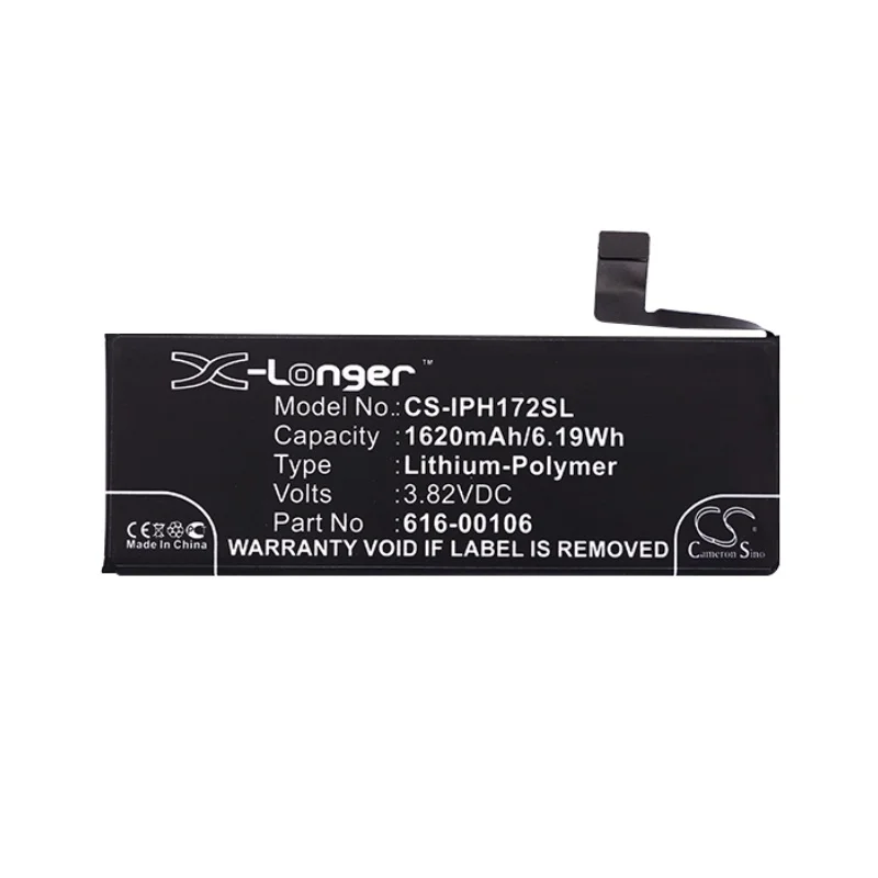 Аккумулятор CS 616-00106, 616-00107 для Apple iPhone SE, A1662, A1723, A1724 3.82В1620мАч (art.: 3920dd3948f08) - 3920dd3948f08