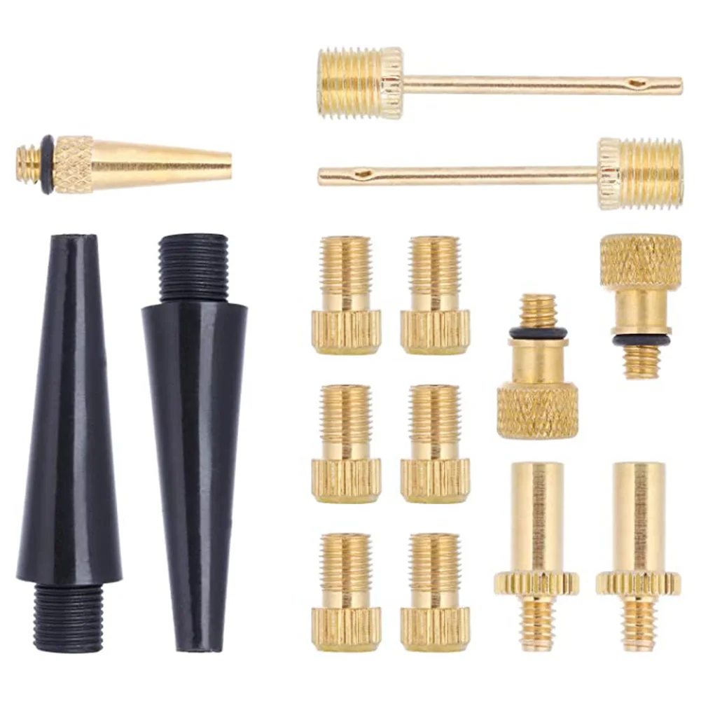 

NEW Bicycle Valves Adapter Set Bike Pumps Adapter DV AV SV Valves Converter for Compressor Bicycle Tire Inflator Pumps