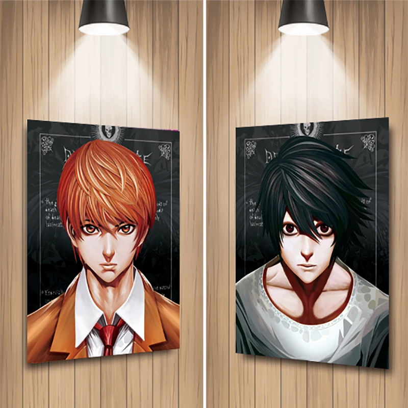 Death Note Anime Wallpaper 3DLenticular Print Poster Customize 3D Lenticular Flip Picture 3D Wall Decor--Without Frame