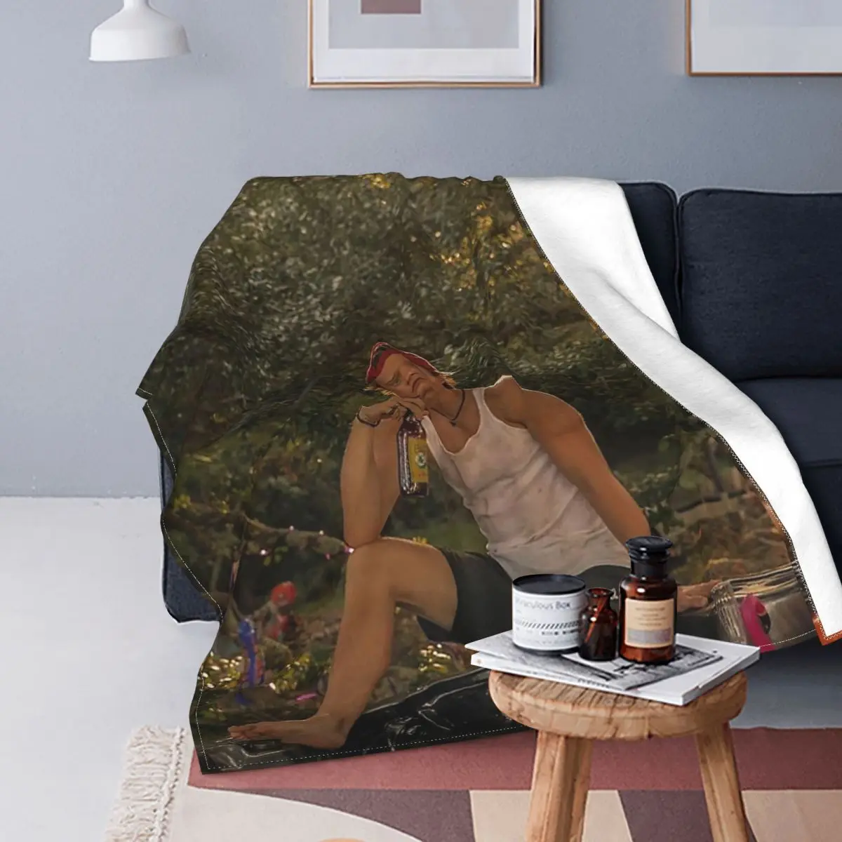 

Jj Maybank Blanket Fleece Decoration 3D Print Gift Breathable Ultra-Soft Throw Blanket for Bed Car Plush Thin Quilt