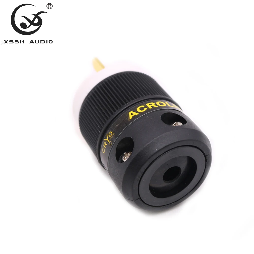 Электрический разъем YIVO XSSH Audio Hi-end HIFI с покрытием из чистой меди Золотой