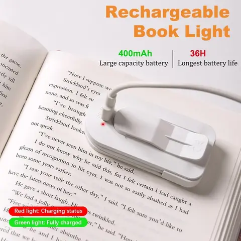 Перезаряжаемая мини-лампа для чтения Xiaomi с регулировкой яркости — изображение продукта