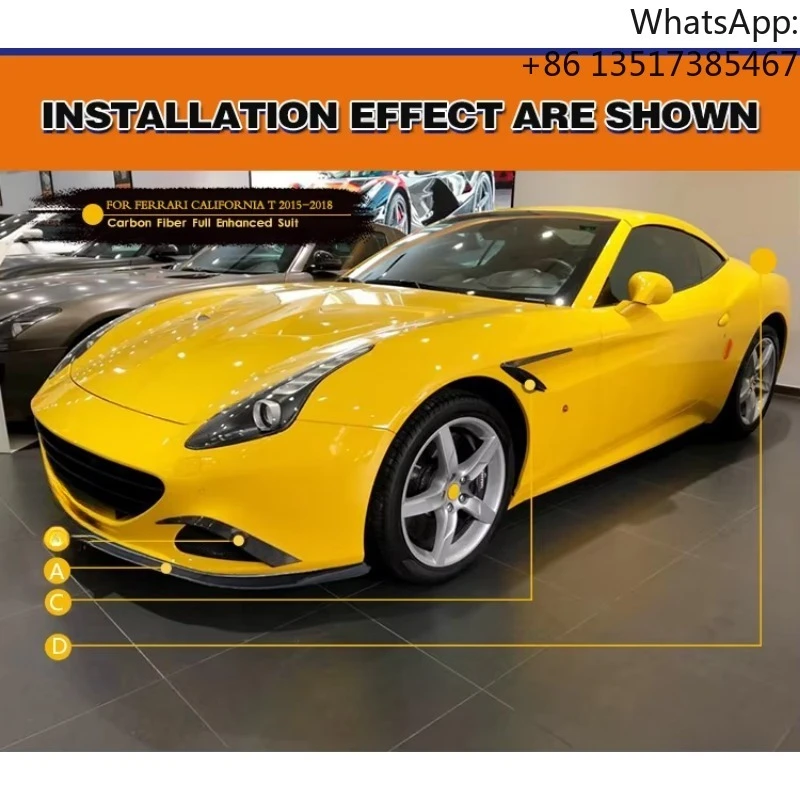 Фото Высококачественный карбоновый обвес для Ferrari California T 2015-2018 №4