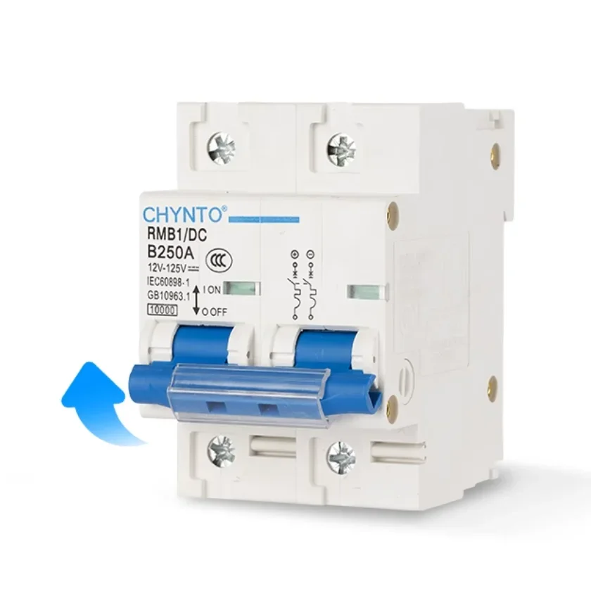 YINGFA 2P DC 12-125V 250A Мини-выключатель для защиты аккумулятора - защита от перегрузки