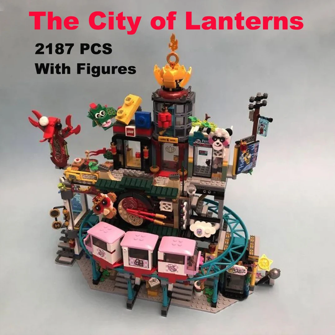 

2022 now In Stock Lanterns City Modular Houses Building Blocks Compatible 80036 Toy Birthday Christmas boygirl Gift