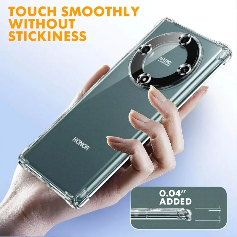 Противоударный прозрачный силиконовый чехол с подушкой безопасности для Honor Magic 3