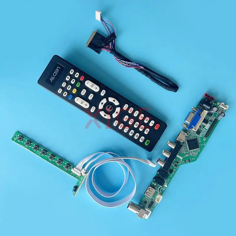 

LCD Controller Board Fit LTN140AT20 LTN140AT21 LTN140AT22 Kit LVDS 40-Pin 14" Laptop Display 1366*768 TV Analog USB+AV+HDMI+VGA