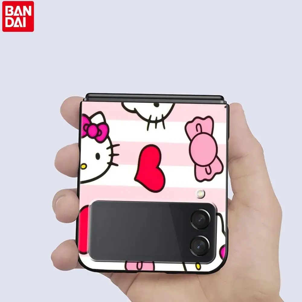 Милый чехол Hello Kitty для Samsung Galaxy z flip Z Flip3 пластиковый Flip 3 |