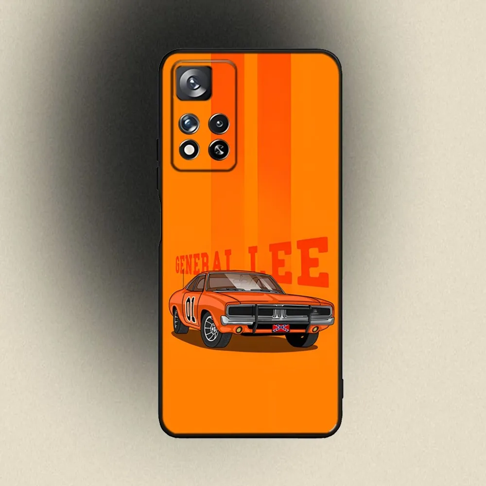 The General Lee Dukes Of Hazzard 01 Phone Case For Samsung Galaxy A20 A21s A22 A31 A32 A52 A53 A72 73 A80 A91 Soft Black Cover