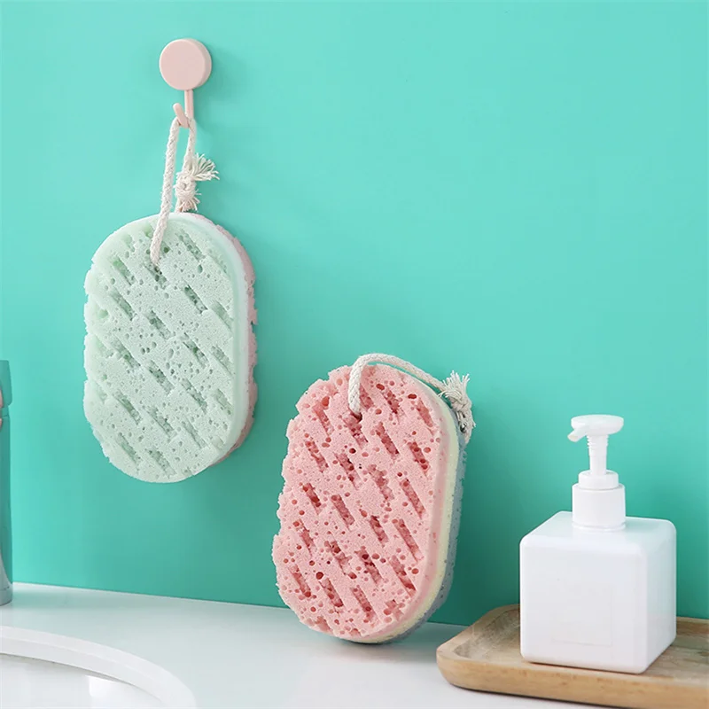 

1PC Sponge Bath Ball Shower Rub For Whole Body Exfoliation Massage Brush Scrubber Body Brush Sponge Brush Bathroom Accessories