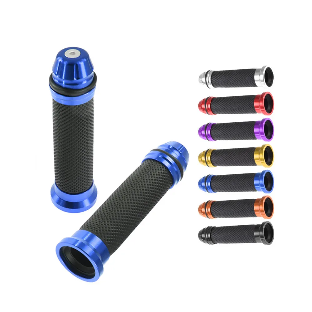 1Pair Motorcycle grips hand rubber pedal biker scooter handlebar grips modified handlebar throttle turn Grip Settle Handle Grips