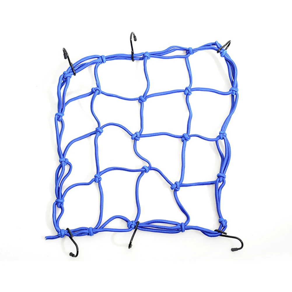 

29x29cm Cargo Pocket Net Luggage Interior Mesh Pocket Elastic Net For Bike Motorcycle Electric Scooter Strong Bearing Capacity