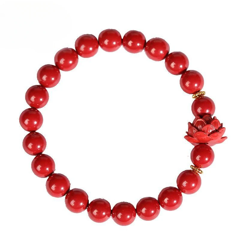 Женский бесшумный браслет Vermilion в виде сердца стиле лотоса