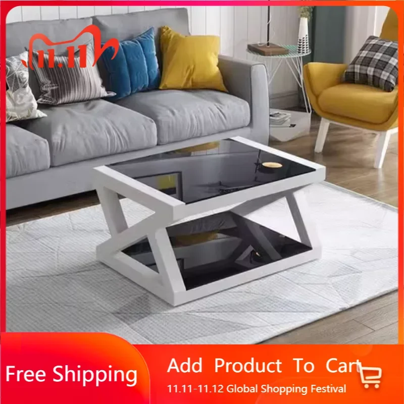 

Luxury Coffee Tables Corner Living Room Tea Small Modern Glass Flower Hallway Tables Vanity Table Basse De Salon FurnitureLJYXP