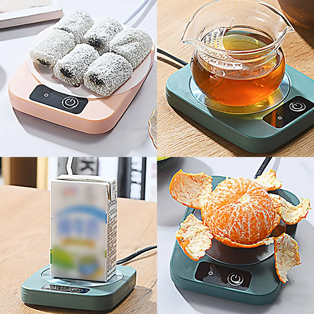 

Mug Heater Coffee Mug Cup Warmer 220V Milk Tea Water Heating Pad Cup Heater Warm Mat Constant Temperature Coaster