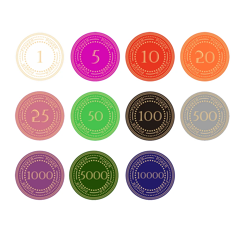 Покерные чипсы Настройка