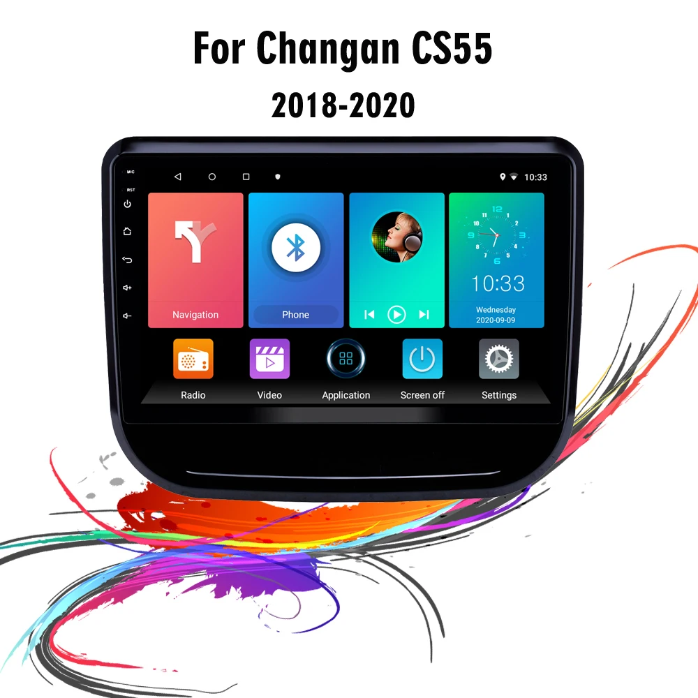 

Eastereggs for Changan CS55 2018 -2020 2 DIN 10 INCH Android Car Multimedia Player Autoradio GPS Navigation BT WIFI FM Head Unit