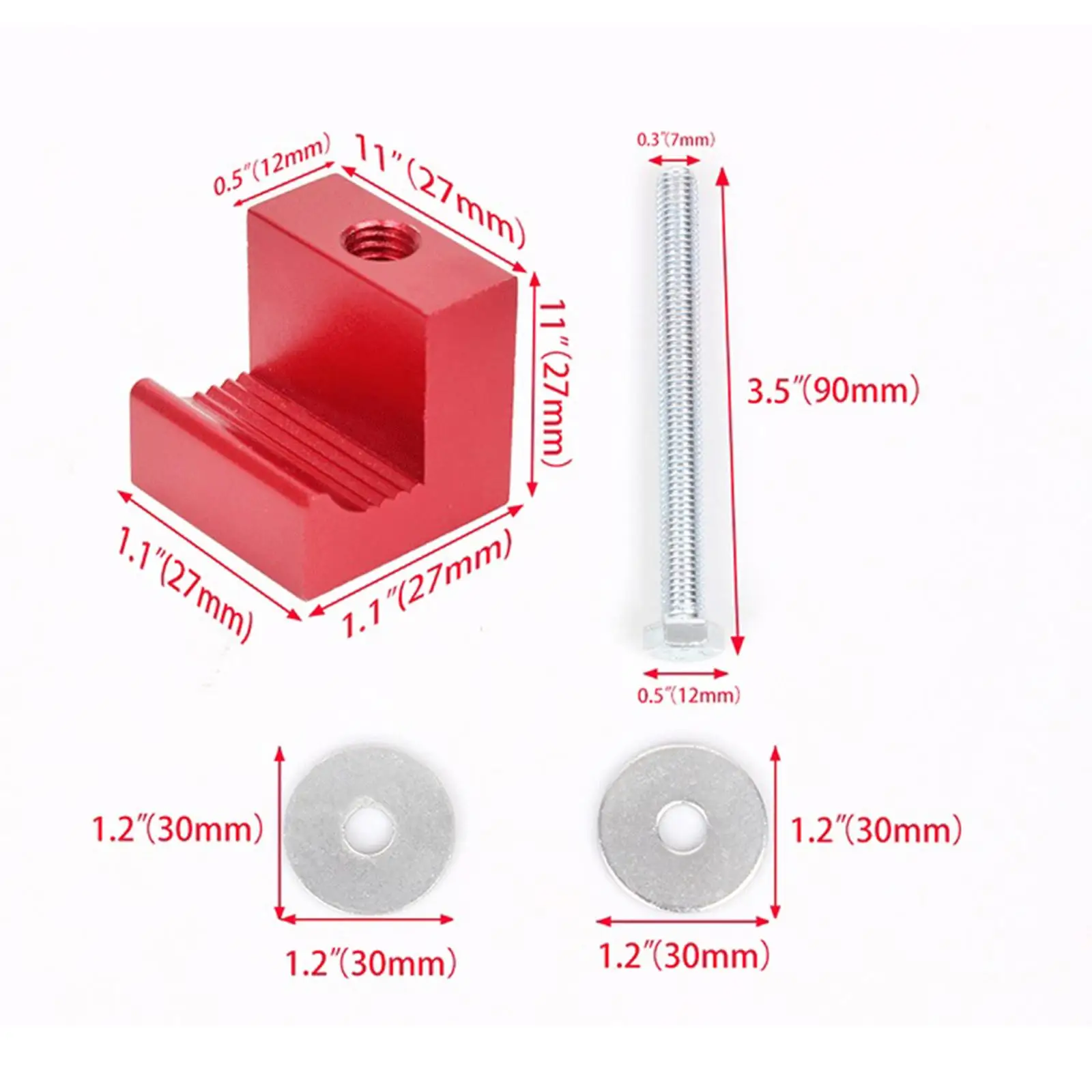 4 шт. J-крючок кроссовер ящик для инструментов алюминиевый практичный пикап