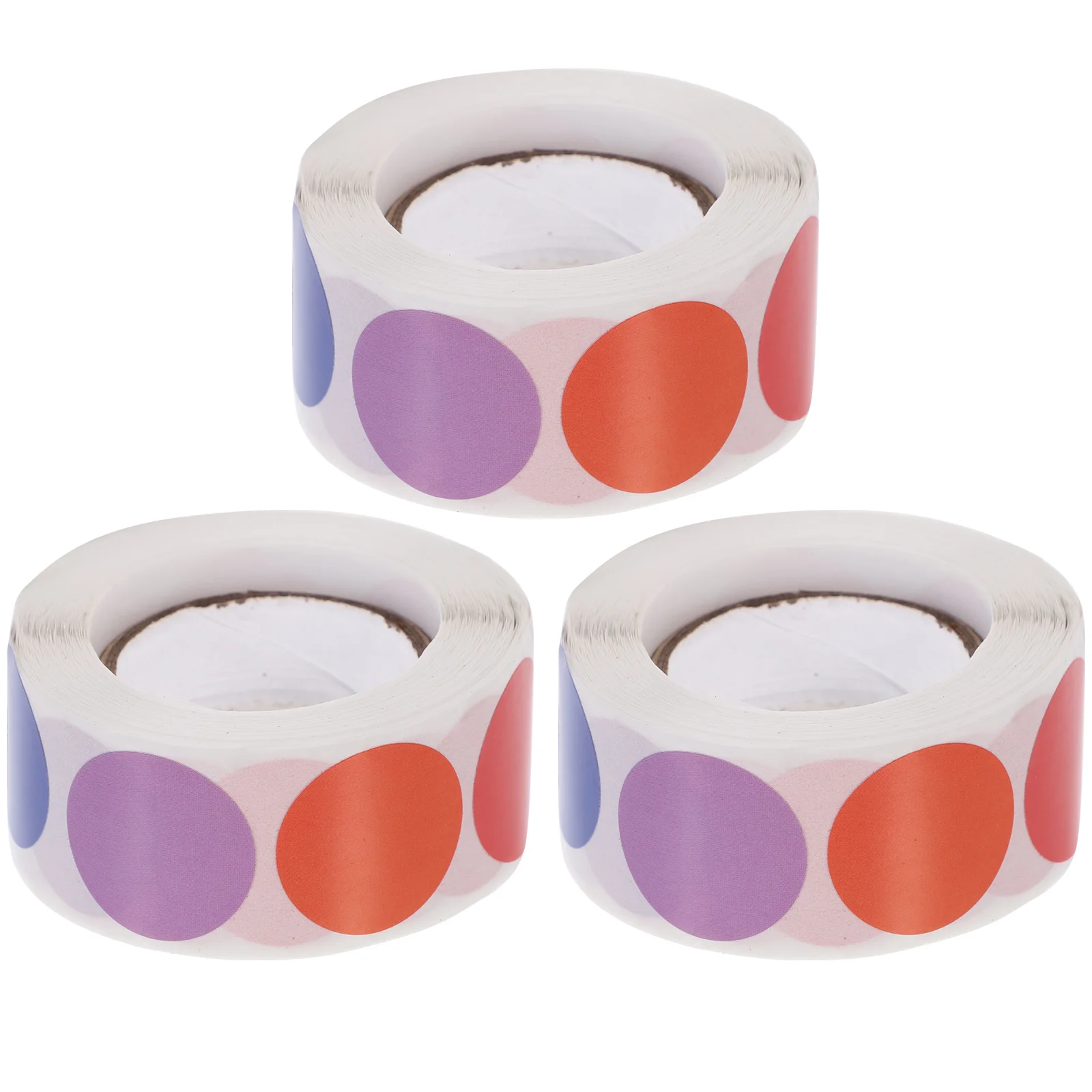

3 Rolls Gift Round Label Stickers Round Labels Round Dot Stickers Circle Stickers for Gift Kids Boys