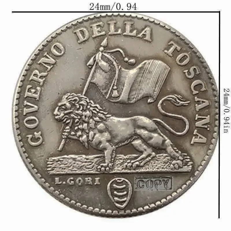 

Серебряная копия монеты 1859 года