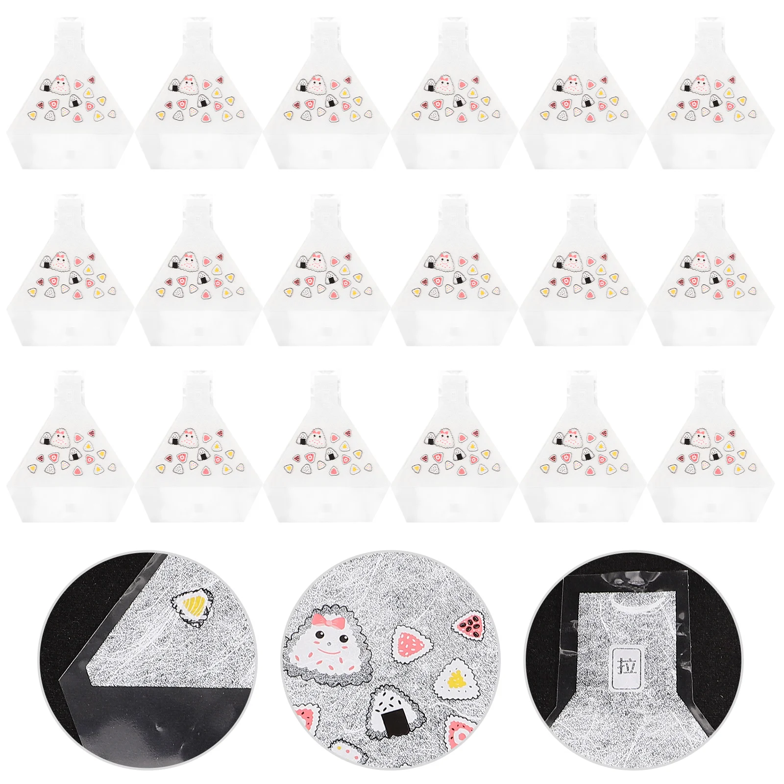 20 шт. обертка для суши треугольные обертки онигири инструменты изготовления