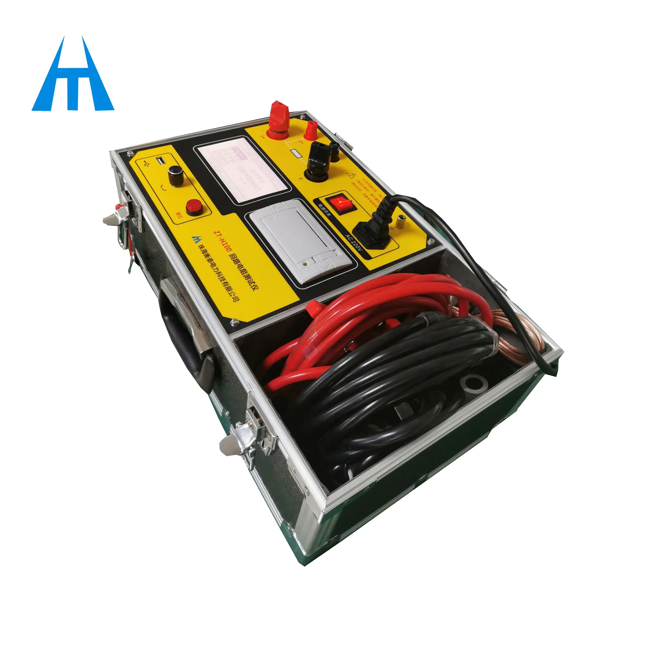 

ZT-H100 Three Phase Contact Lithium Ion Battery Insulation Battery Resistance Tester