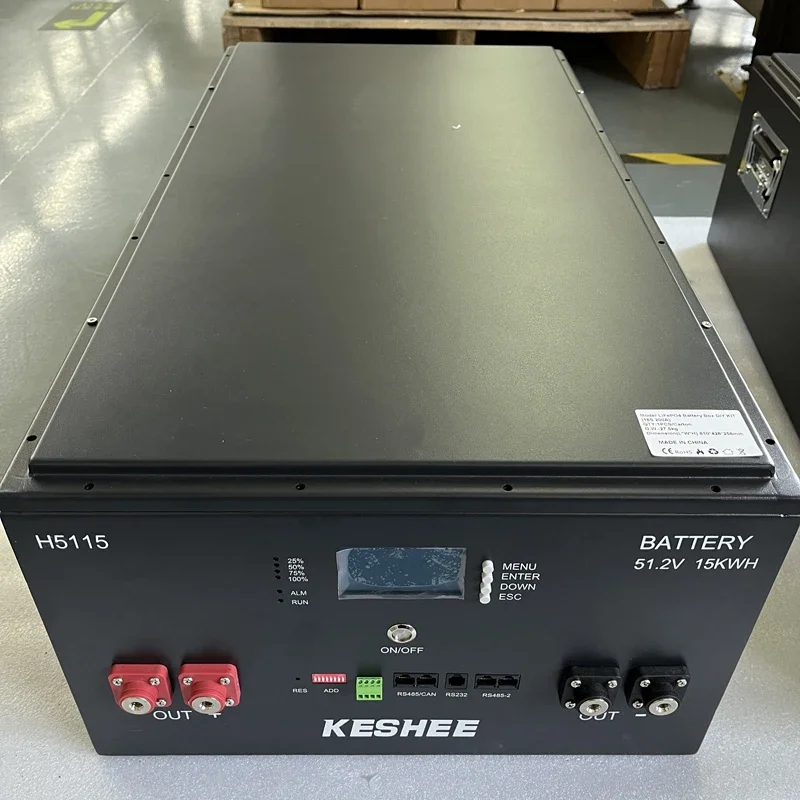 Keshee в наличии 16S DIY комплект литиевых батарей 3 2 В 280 Ач Lifepo4 Box