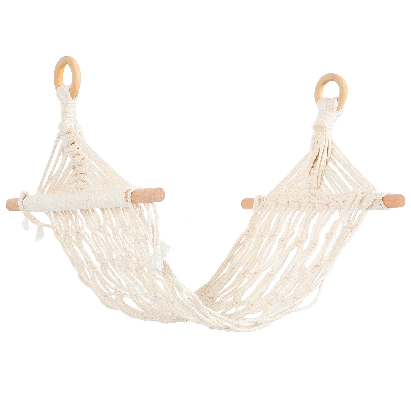 

Hanging Fruit Hammock Under Cabinet Fruit Veggie Basket Macrame Banana Basket for Kitchen