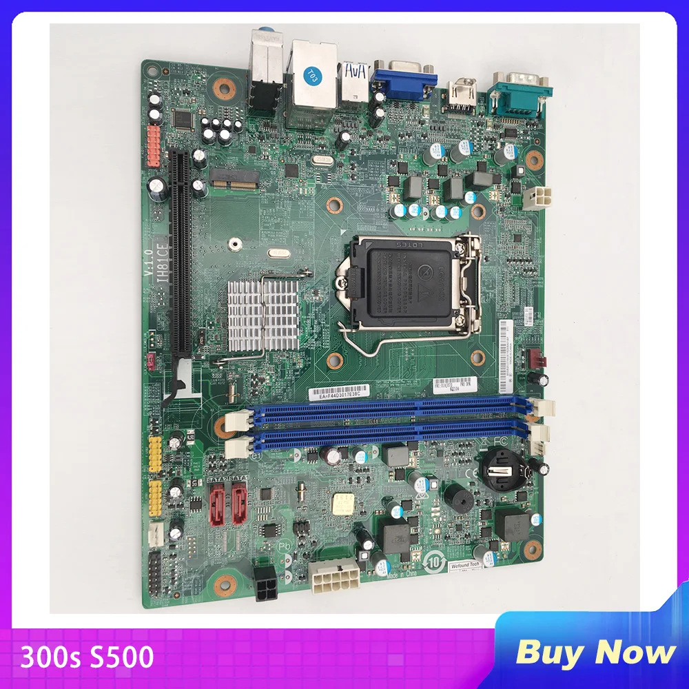 

For Lenovo 300s S500 Desktop Motherboard IH81CE H81HD-LD BTX 01AJ070 03T7471 00XG024 Fully Tested