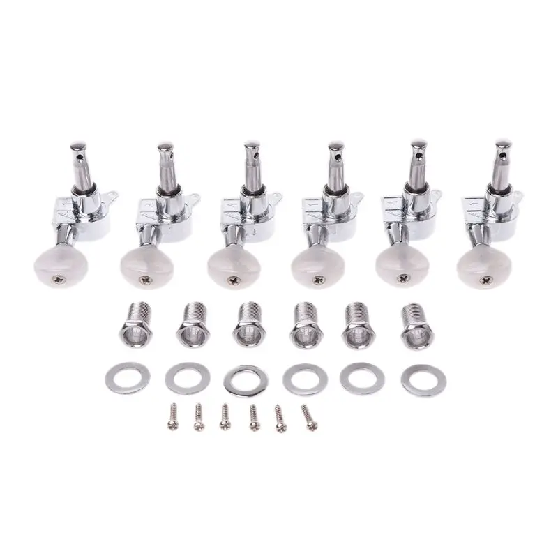 

2014 Hot Chrome Guitar Inline String Tuning Pegs Tuners Machine for Head 6R Rig