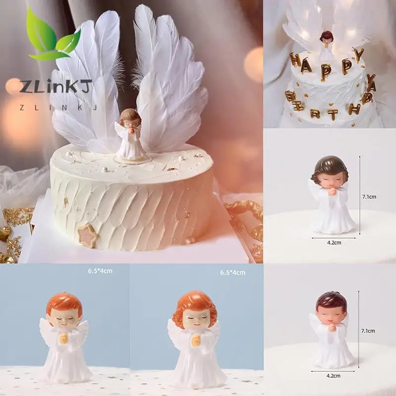 

1 шт. Топпер для торта в виде крыла ангела, искусственный десерт в виде ангела, украшение для торта на годовщину, день рождения, вечеринку, свадьбу, праздник, товары для вечеринки