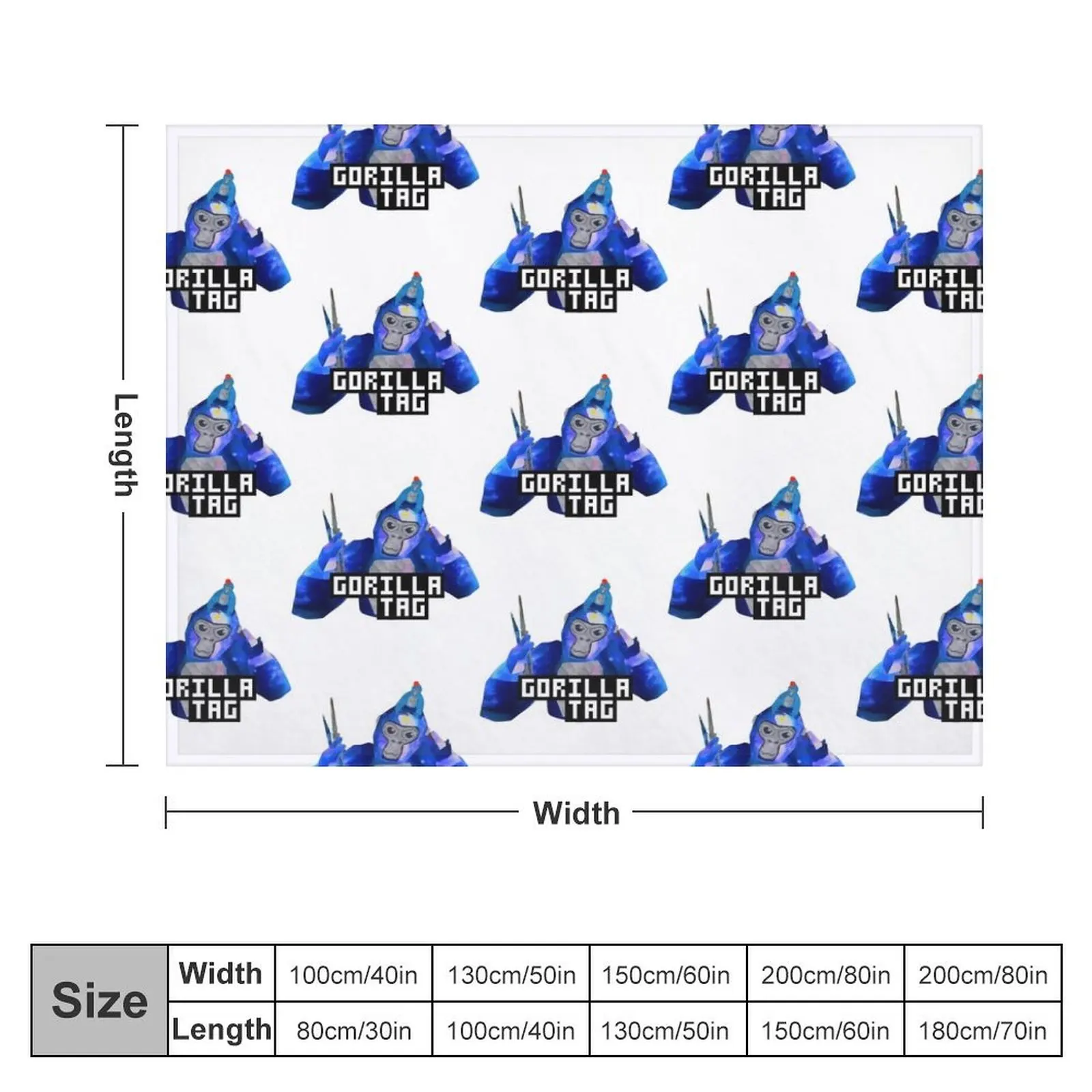 Gorilla Tag шапка &quotОбезьянка&quot от POLKART брезентовое одеяло пользовательские