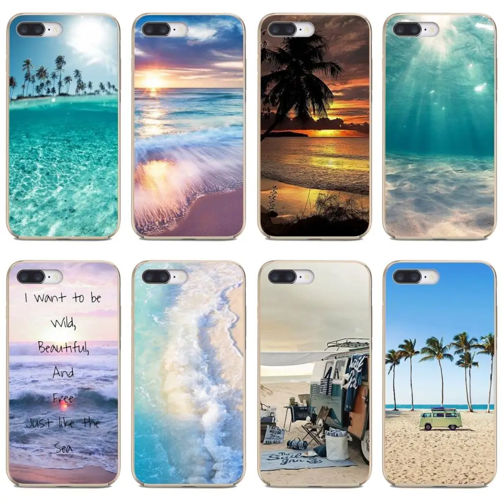 For Xiaomi Pocophone iPod Touch 6 5 F1 For Samsung Galaxy Grand Core Prime Summer Beach Sun Surfing Girls Phone Cover Housing