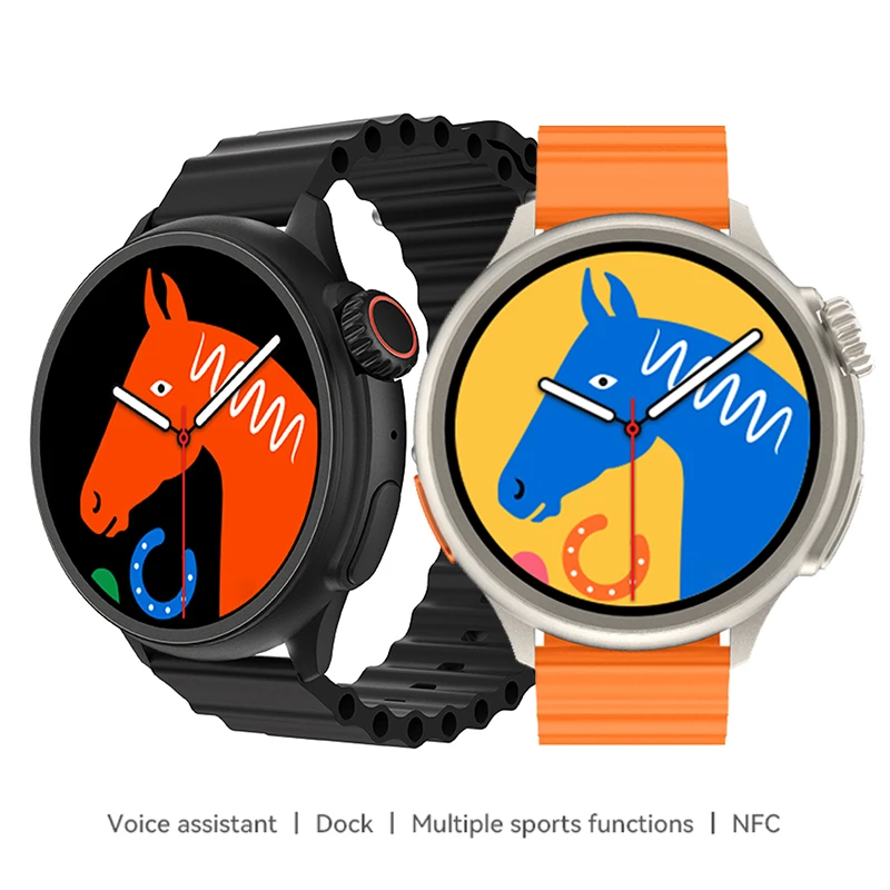 

For Huawei HW3 Ultra MAX Smartwatch Man Women Sports Fitness NFC GPS Smart Watch For ios Xiaomi Phone Bluetooth Call PK Series 8