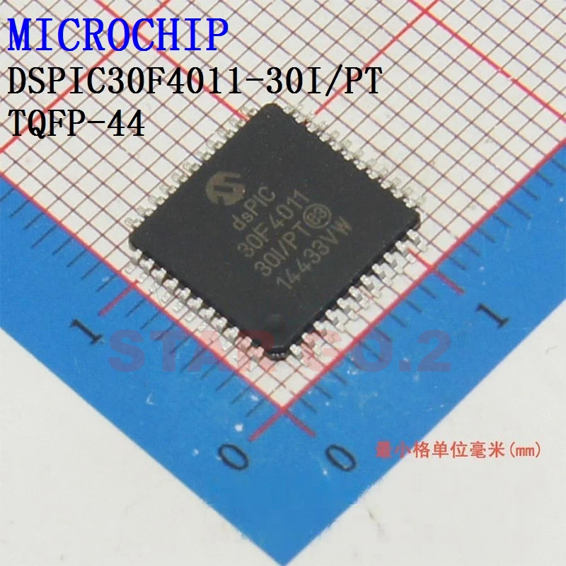 

2PCSx DSPIC30F4011-30I/PT TQFP-44 MICROCHIP Microcontroller